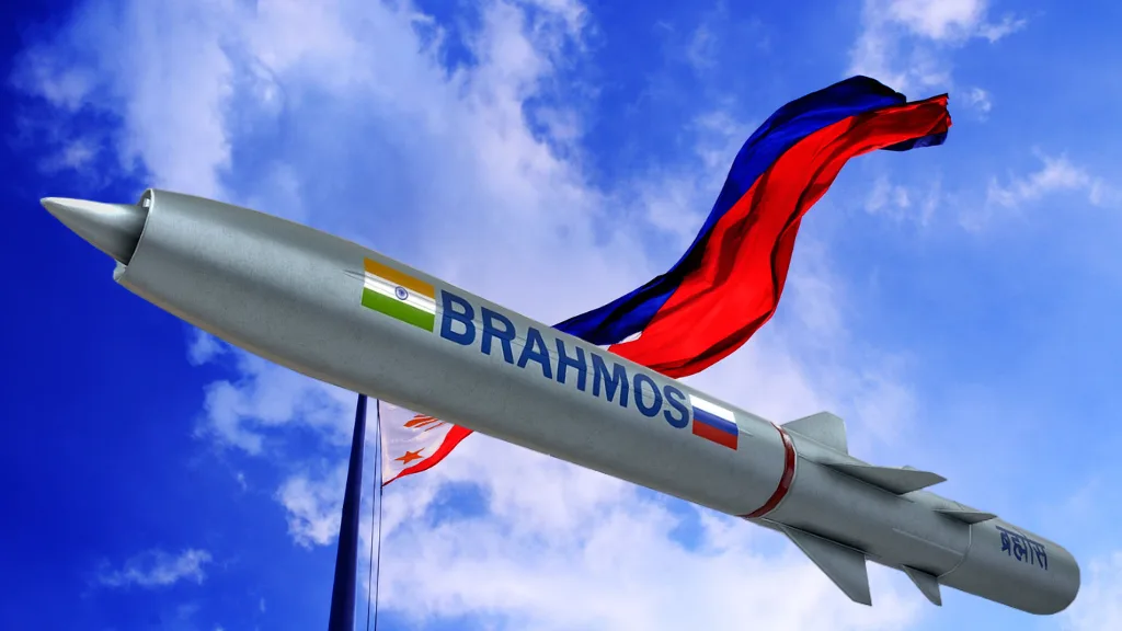 BrahMos Missiles to the Philippines with the Philippine flag in the background, highlighting India’s $375M defence deal.