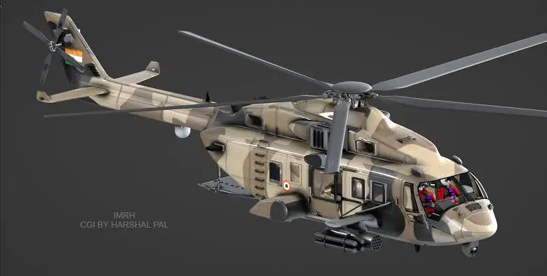 IMRH helicopter prototype compared with ALH Dhruv during airshow