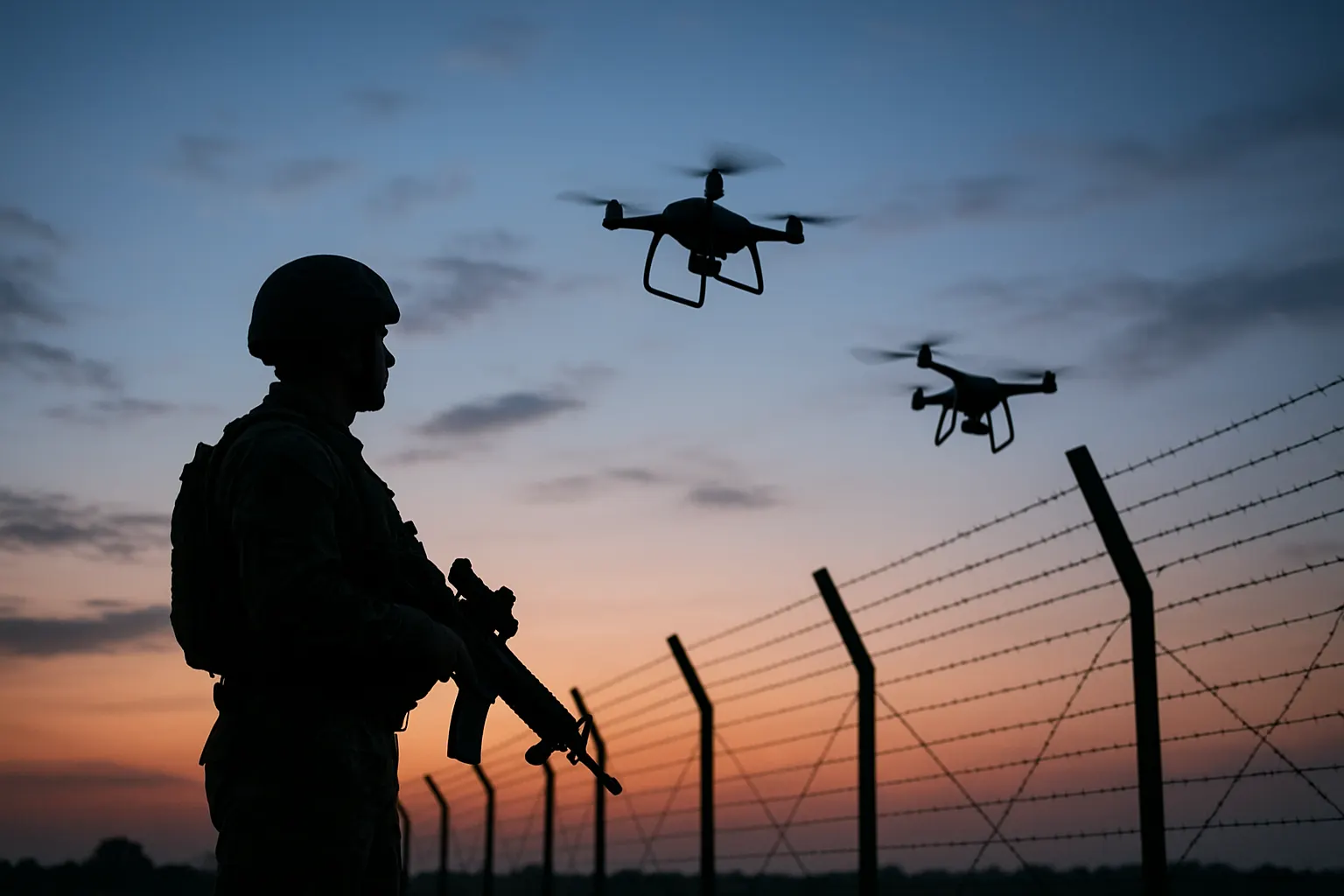 VyomKavach CUAS India anti drone system protecting borders and critical infrastructure