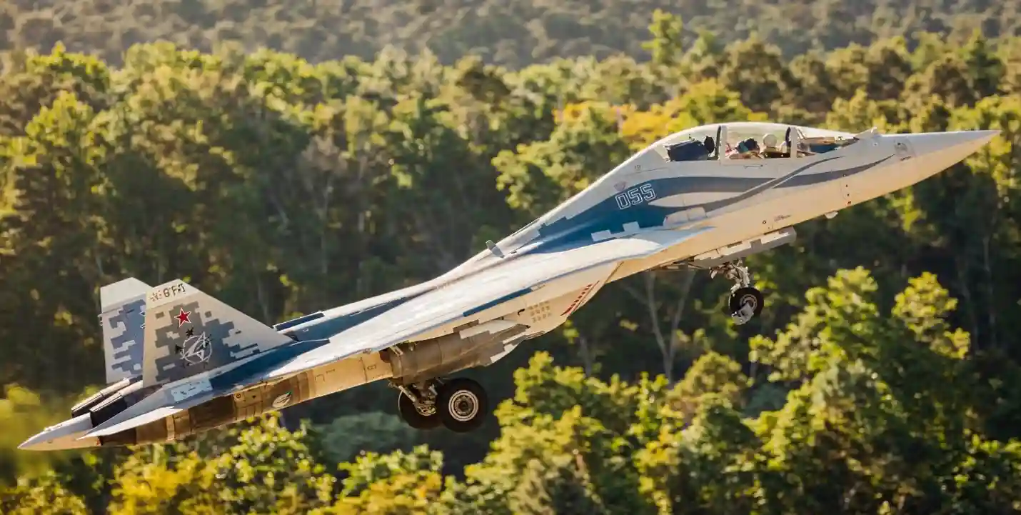 Russia unveils the new Twin-seater Su-57 stealth jet reportedly designed around earlier Indian Air Force requirements